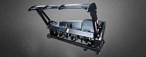 New Mulching Attachment,Up close of Mulching Attachment,New Mulching Attachment ready to go